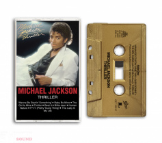 Michael Jackson Thriller MC Gold Metallic Cassette