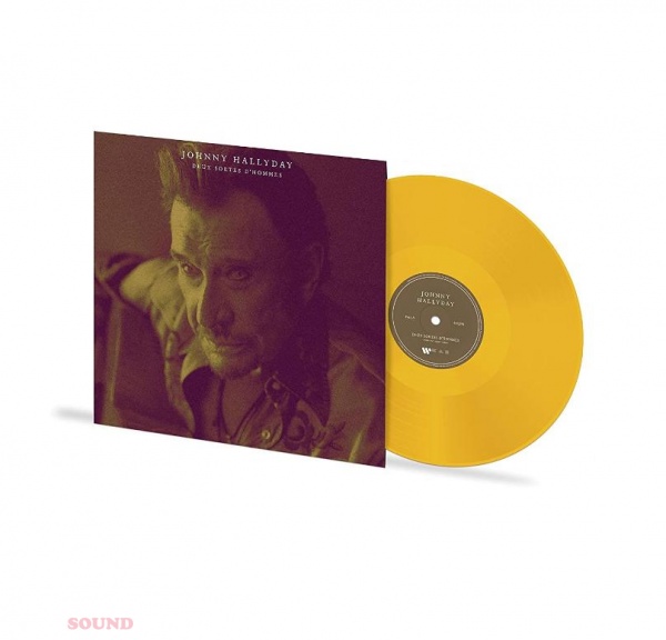 Johnny Hallyday Deux sortes d'hommes / Tes tendres annees LP yellow