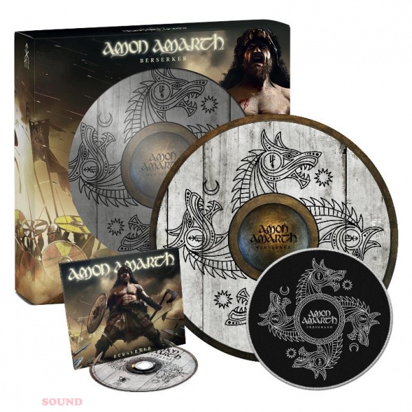 Amon Amarth Berserker CD Special Edition Viking Shield Patch