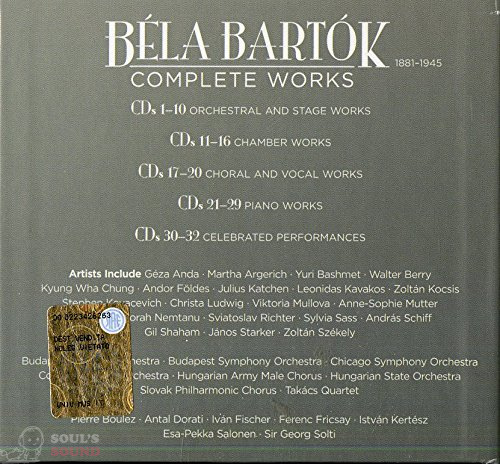 Bartok: Complete Works (Box) 32 CD Limited Box
