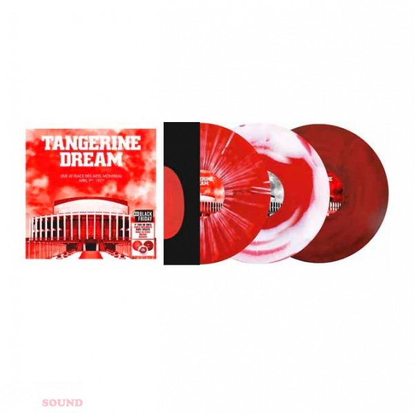 Tangerine Dream Place des Arts, Montreal - April 9th, 1977 3 LP	Red & White Colour In-Colour Marble & Splatter Effects Triple Limited