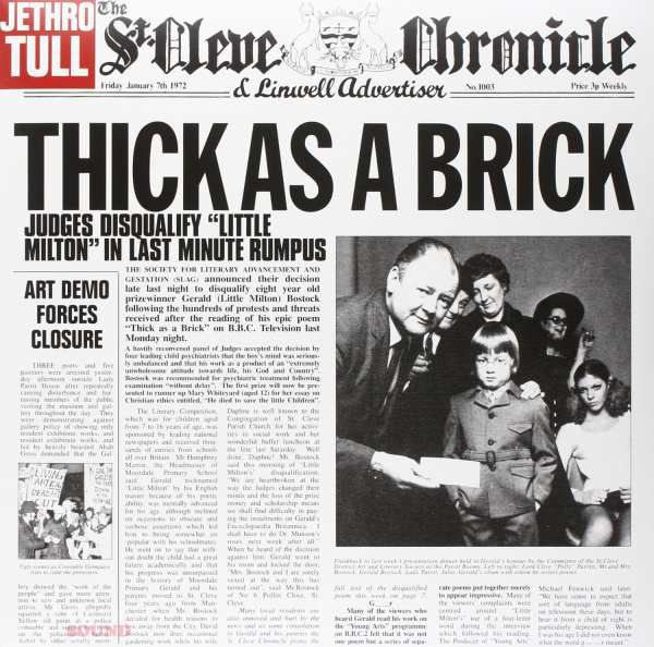JETHRO TULL THICK AS A BRICK LP