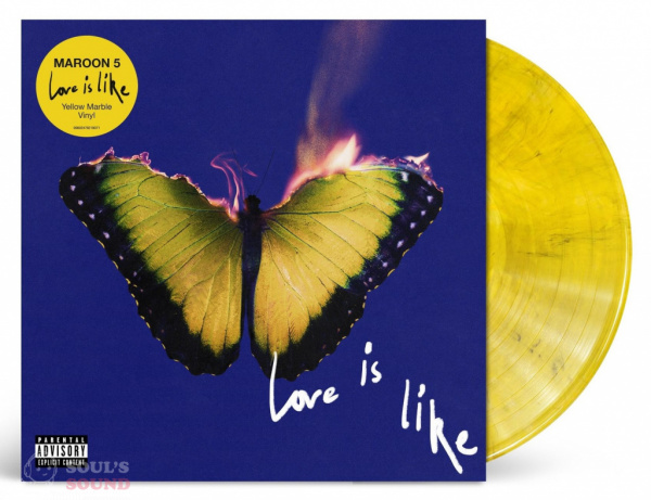 Maroon 5 Love Is Like LP Marble Yellow