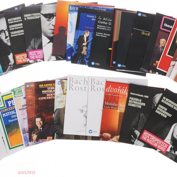 Mstislav Rostropovich Cellist of the Century - The Complete Warner Recordings 40 CD + 3 DVD