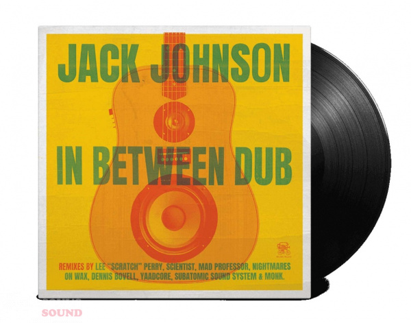 Jack Johnson IN BETWEEN DUB LP Limited Edition Black