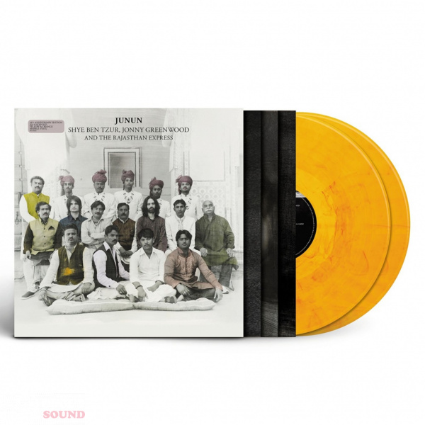 Shye Ben Tzur ; Jonny Greenwood and The Rajasthan Express Junun 2 LP Yellow & Orange Marble