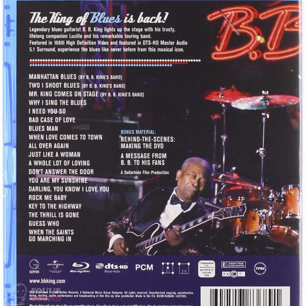 B.B. King Live Blu-Ray