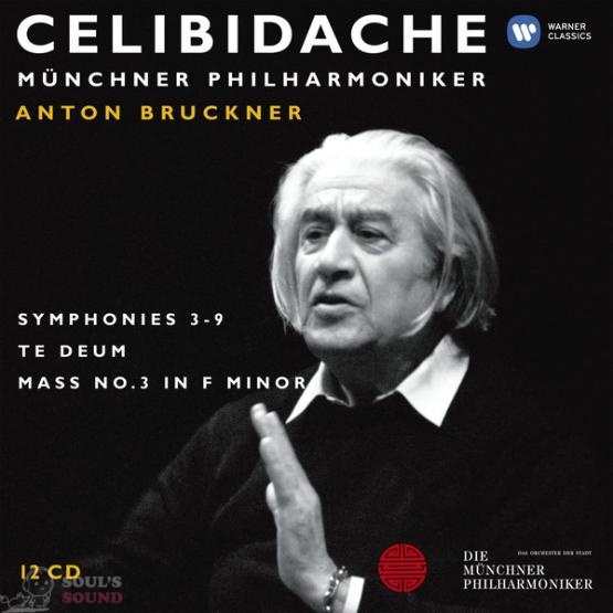 Celibidache Bruckner Symphonies 3 - 9 Te Deum Mass No. 3 In F Minor 12 CD