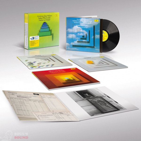 Herbert Von Karajan Berliner Philharmoniker Schoenberg-Berg-Webern 4 LP Original Source Series