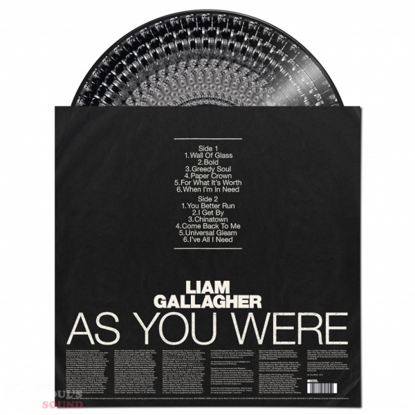 Liam Gallagher As You Were LP Zoetrope Limited