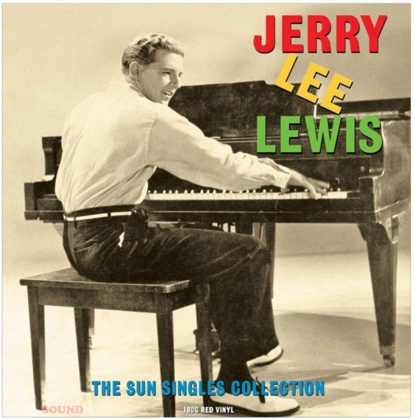 JERRY LEE LEWIS SUN SINGLES LP Red