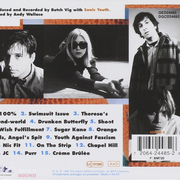 Sonic Youth Dirty CD