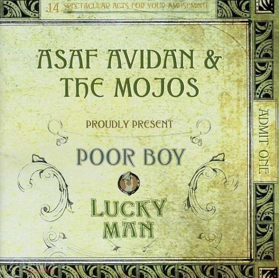 ASAF AVIDAN / THE MOJOS - POOR BOY / LUCKY MAN CD