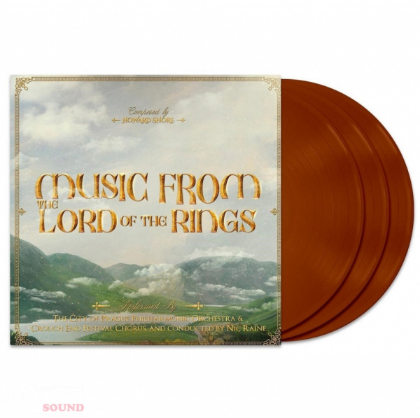 The Prague Philharmonic Orchestra The Lord Of The Rings Trilogy 3 LP Brown Limited