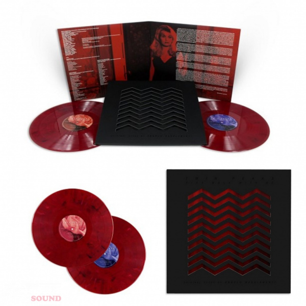 Original Soundtrack Twin Peaks Fire Walk With Me 2 LP Red Black Marbled