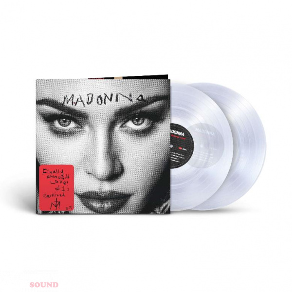 Madonna Finally Enough Love 2 LP Limited Edition Crystal Clear