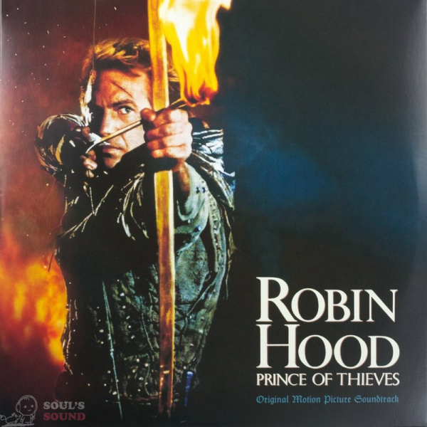 Original Soundtrack Robin Hood : Prince Of Thieves 2 LP Blue / White Half-Half with Black Splatter