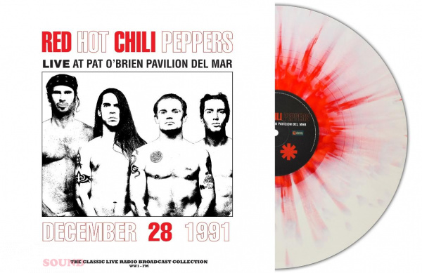 RED HOT CHILI PEPPERS AT PAT O BRIEN PAVILION DEL MAR LP White Red Splatter