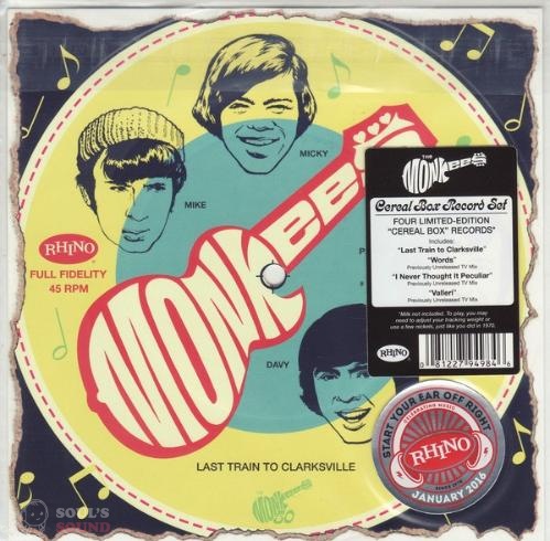 The MONKEES CEREAL BOX SINGLES 4 LP Start Your Ear Off Right 2020 Limited Box Set