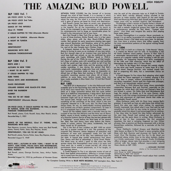 Bud Powell The Amazing LP