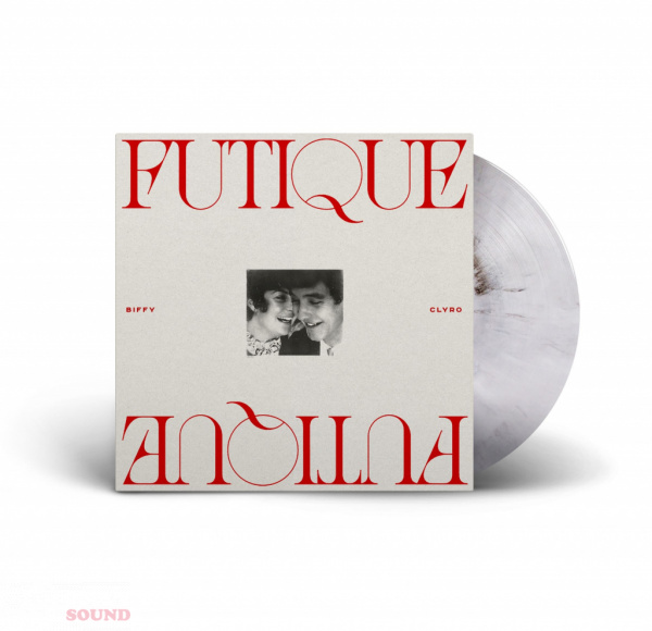 Biffy Clyro Futique LP White & Black Marbled