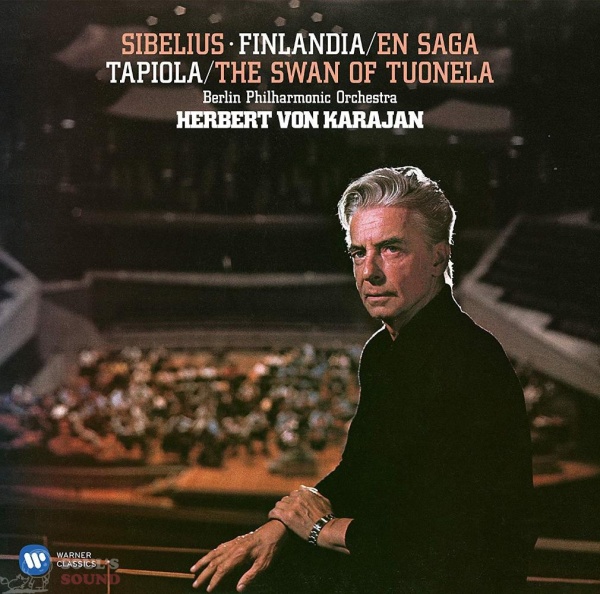 HERBERT VON KARAJAN SIBELIUS FINLANDIA KARELIA EN SAGA VALSE TRISTE 2 LP