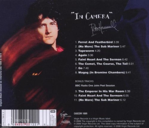 Peter Hammill In Camera CD