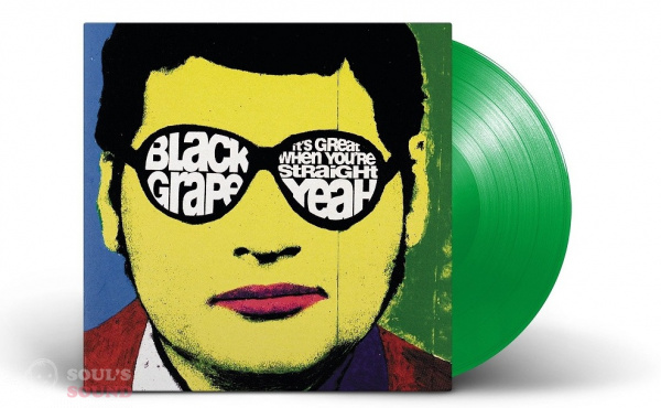 Black Grape It's Great When You're Straight... Yeah LP Green Limited