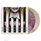 Original Soundtrack Beetlejuice Beetlejuice 2 LP Purple Green and White Swirl + Art Print Limited