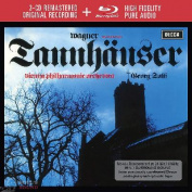 Wiener Philharmoniker, Sir Georg Solti Wagner : Tannhäuser 3 CD + Blu-ray Audio