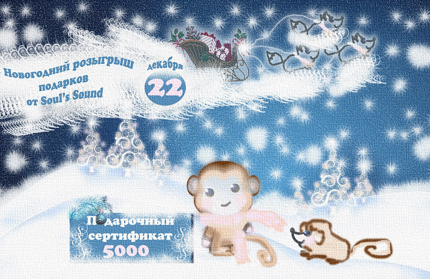 Стартует новогодний розыгрыш подарков от Санты Soul’s Sound!