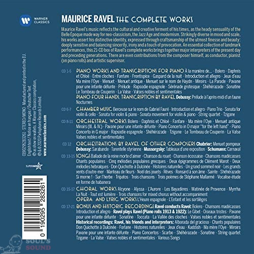 Ravel The Complete Works 21 CD