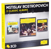 Mstislav Rostropovich Three Classic Albums 3 CD