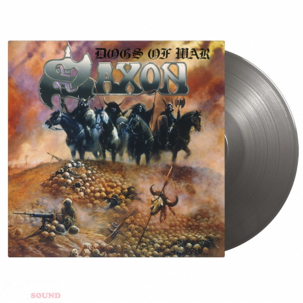 Saxon Dogs Of War LP Silver Limited