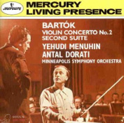 Yehudi Menuhin, Minneapolis Symphony Orchestra, Antal Doráti Bartók: Violin Concerto No. 2; Suite No. 2 CD