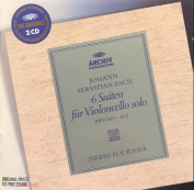 Johann Sebastian Bach / Pierre Fournier ‎– 6 Suiten Für Violoncello Solo 2 CD