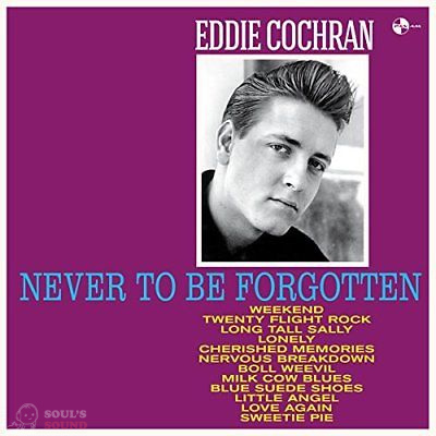 EDDIE COCHRAN - NEVER TO BE FORGOTTEN + 4 BONUS TRACKS. LP