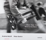 András Schiff / Peter Serkin - Mozart / Reger / Busoni ‎– Music For Two Pianos 2 CD